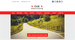 Desktop Screenshot of oaksom.co.uk